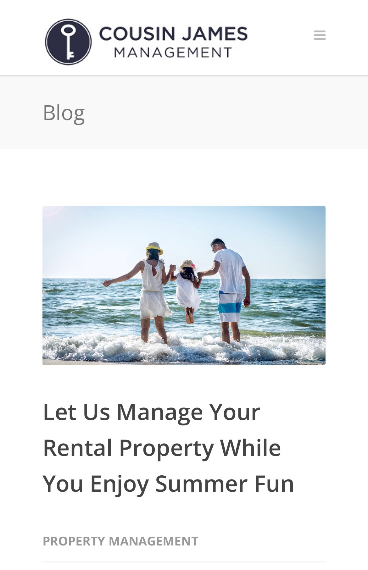 Let Us Manage Your Rental Property While You Enjoy Summer Fun