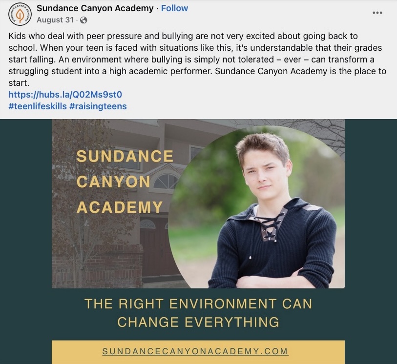 Social - Sundance Canyon Academy - writer Jane R Shelton